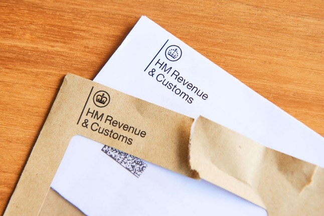 LONDON,ENGLAND - MAY 16: In This photo illustration, a HM Revenue and Customs reminder self-assessment tax returns need to be completed by self-employed companies and individuals.(Photo by Peter Dazeley/Getty Images)