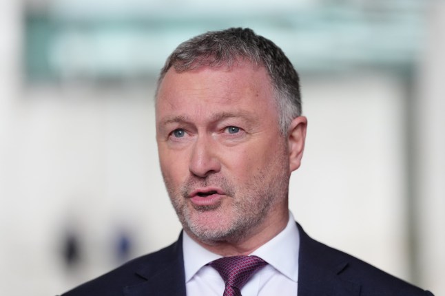 Environment Secretary Steve Reed during a interview outside BBC Broadcasting House in London, after appearing on the BBC One current affairs programme, Sunday with Laura Kuenssberg. Picture date: Sunday July 20, 2025. PA Photo. Photo credit should read: Jonathan Brady/PA Wire