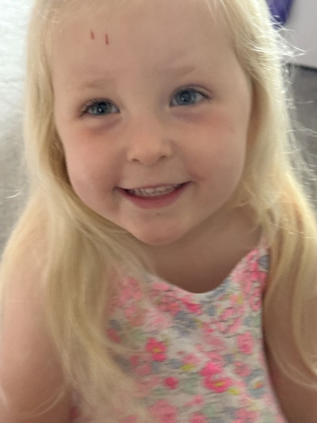 The couple's daughter Primrose
