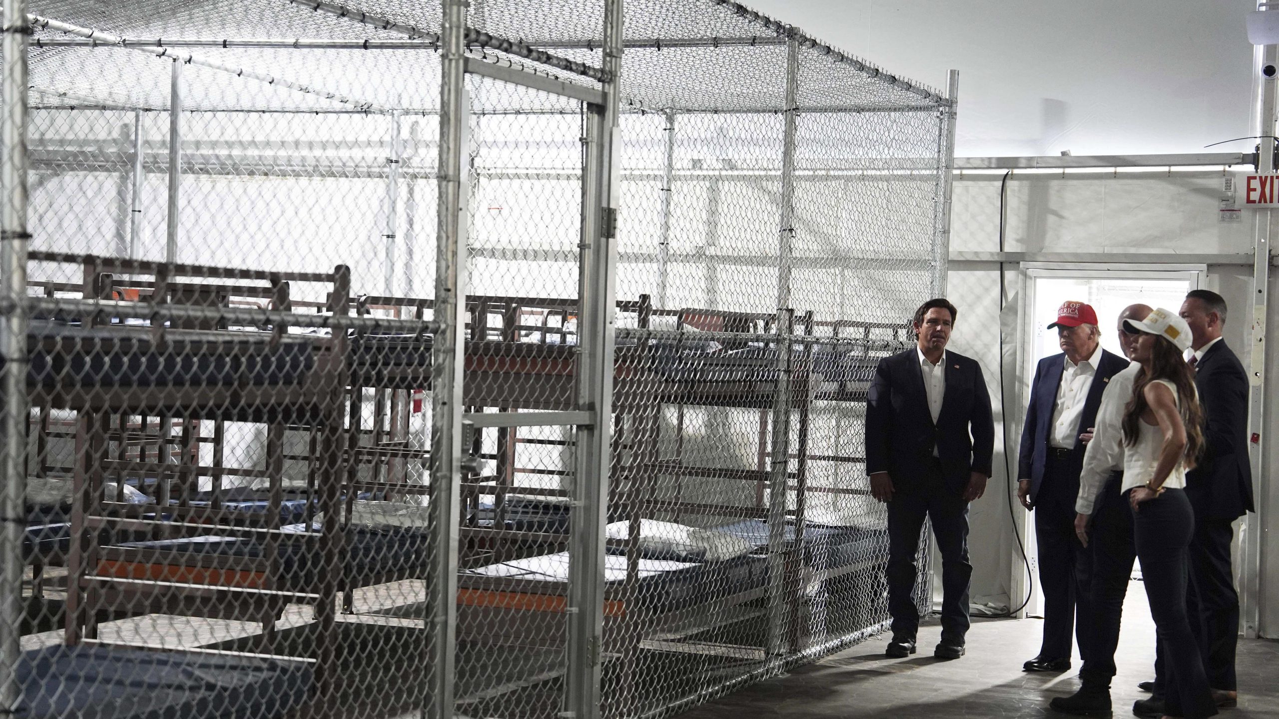 Trump’s Alligator Alcatraz detainees ‘packed into cages’ visitors say post thumbnail image