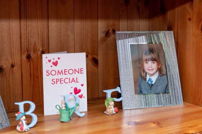 Scool picture with Bathany's intials also the BRF campaign letters. Pauline's daughter was killed by her partner when leaving a work function in 2019. She'd previously gone to the police with concerns that he was dangerous, and he was convicted of manslaughter on grounds of diminished responsibility after it was found he was going through a schizophrenic episode at the time. Pauline is has launched the BRF campaign in her daughter's memory (BRF are her daughter's initials - Bethany Rae Fields) and it stands for Believe. React. Fast and is a message to police to believe women when they come forward with concerns for their lives.