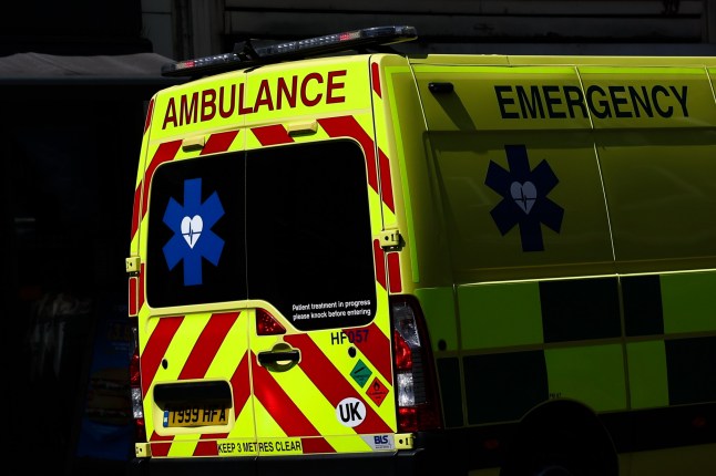 Ambulance is seen in London, Great Britain on July 8, 2025. (Photo by Jakub Porzycki/NurPhoto via Getty Images)