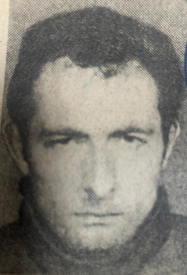 Conviction photo of Ian Ball, the man convicted of trying to kidnap Princess Anne as she and her husband returned to Buckingham Palace in 1974