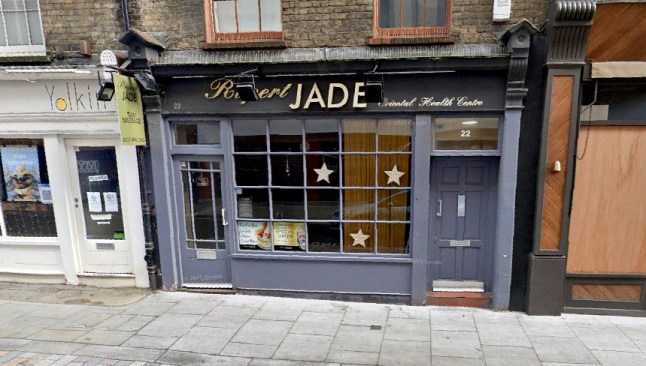 Rupert Jade Thai Massage parlour in Soho (Picture: Google)