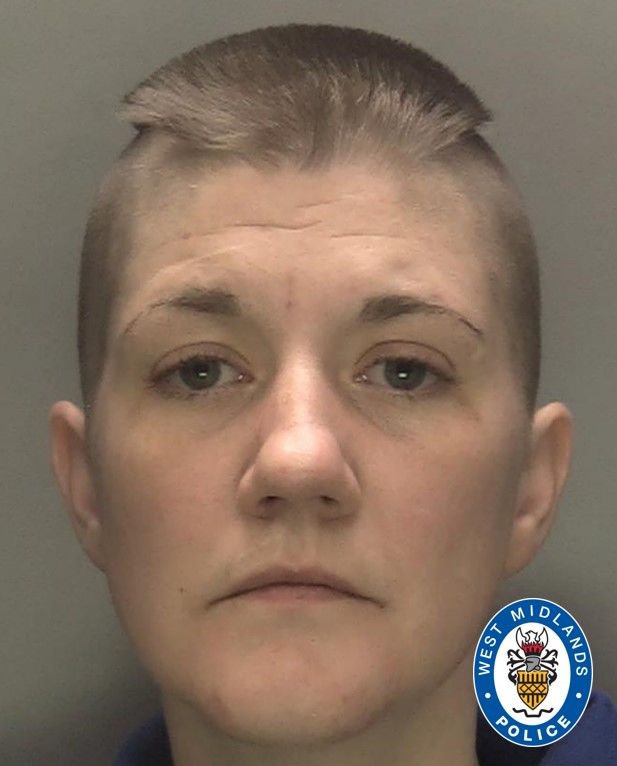 Rebecca Harris, aged 35 (DOB: 28/6/1990) of The Gables Hotel, Old Damson Lane, Solihull. She admitted s18 unlawful wounding and multiple counts of assaulting an emergency worker and racially aggravated harassment. At Birmingham Crown Court on August 4, 2025, she was sentenced to 8 years with an extended 3-year licence for the wounding offence consecutive to 2 months for the offences against police. (8 years, 2 months total).