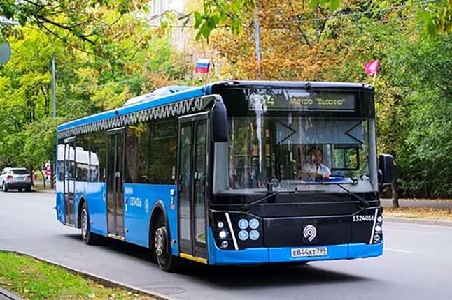 Bus passengers in Moscow were told to rush to bomb shelters because of an imminent nuclear strike by Ukraine after an alleged hacker attack.