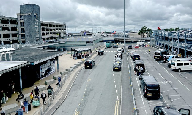 Drop off area and road outside Manchester airport. Manchester, UK. May 29th 2024; Shutterstock ID 2528978415; purchase_order: -; job: -; client: -; other: -
