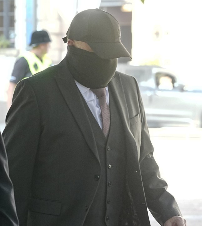 Robert Bush arrives at Hull Crown Court.