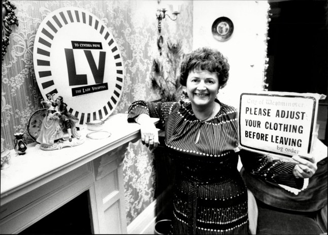 Mandatory Credit: Photo by Keith Waldegrave/ANL/Shutterstock (2117388a) Cynthia Payne Madam And Politician In Her Streatham Home Cynthia Payne (born 24 December 1932 In Bognor Regis West Sussex) Is A Retired English Party Hostess Who Made The Headlines In The 1970s And 1980s When She Was Accused (and Convicted) Of Being A Madam And Running A Brothel At 32 Ambleside Avenue In Streatham In The South-west Of London England. Payne First Came To National Attention In 1978 When Police Raided Her Home And Found A Sex Party Was In Progress. Elderly Men Paid In Luncheon Vouchers To Dress Up In Lingerie And Be Spanked By Young Women. When The Case Came To Trial In 1980 She Was Sentenced To Eighteen Months In Prison Reduced To A Fine And Six Months On Appeal. She Served Four Months In Holloway Prison. In 1986 The Police Raided Her Home Again This Time During A 'special Party' She Was Hosting After Shooting The Film Of Her Life Had Been Completed. Although She Was Acquitted On This Occasion The Resulting Court Case In 1987 Made Headlines For Several Weeks With Lurid Tales Some Details Of Which She Aired On The Dame Edna Experience In 1987 (s01 E06) With Co-guests Sir John Mills And Rudolf Nureyev Where She Also Launched Her Book Entertaining At Home. The Court Case Ended Her Career As A Party Giver. On This Programme She Expressed An Interest In Becoming An Mp In Order To Change Britain's Sex Laws Which She Followed Through By Standing For Parliament As A Candidate For The Payne And Pleasure Party In The Kensington By-election In July 1988 Followed By Her Standing In Her Own Area Of Streatham In The 1992 Uk General Election. She Did Not Gain A Parliamentary Seat. There Have Been Two Films Made That Are Loosely Based On Her Life. Wish You Were Here (1987) About Her Adolescence With Emily Lloyd In The Lead Role And Personal Services (also 1987) About Her Adult Life Starred Julie Walters. Both Were Written (and Wish You Were Here Was Directed) By David Leland. Cynthia Payne Ha...
