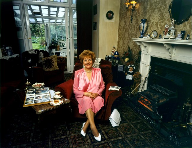 Mandatory Credit: Photo by John Londei/Shutterstock (500435ab) Cynthia Payne at home, 32, Ambleside Avenue, Streatham VARIOUS