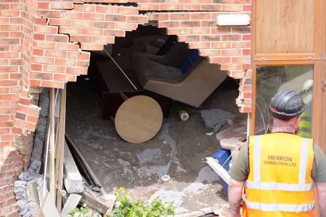 File photo dated 10/07/25 of the scene outside Highcliffe Care Home in Witherwack, Sunderland. Reece Parish, of Fordham Road, Sunderland, who appeared at Newcastle Crown Court via a videolink, admitted to robbing a woman of a BMW, along with Sam Asgari-Tabar, which later crashed into the care home in Sunderland while being pursued by police. Two elderly residents at Highcliffe Care Home, Witherwack, died following the crash which happened last month. Reece Parish and co-accused Sam Asgari-Tabar will be sentenced on October 17. Issue date: Tuesday August 19, 2025. PA Photo. See PA story COURTS Care. Photo credit should read: Owen Humphreys/PA Wire