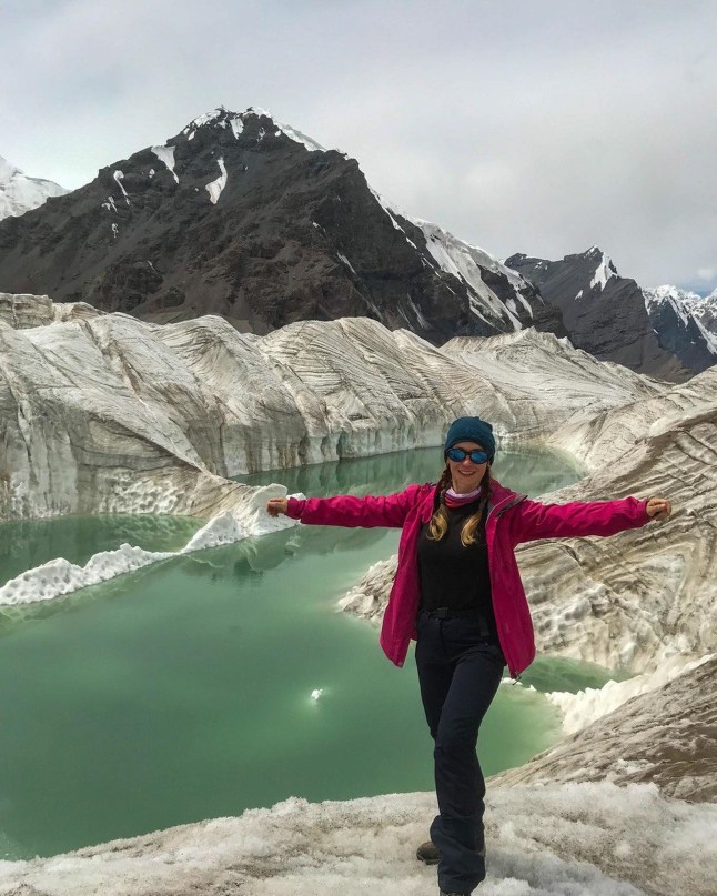 Natalya Nagovitsyna poses in undated photo. Luca Sanigaglia died while trying to save her on Pobeda Peak in Kyrgyzstan. (Newsflash/NX)
