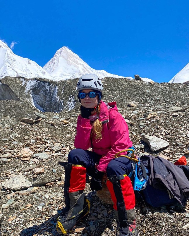 Natalya Nagovitsyna poses in undated photo. Luca Sanigaglia died while trying to save her on Pobeda Peak in Kyrgyzstan. (Newsflash/NX)