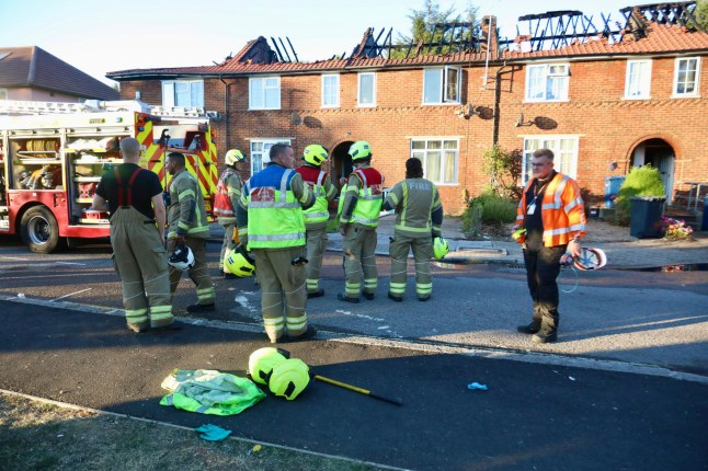 A major blaze has broken out in Burnt Oak, Barnet, with ten fire engines and around 70 firefighters tackling flames at a row of terraced houses. Terraced Properties Alight The London Fire Brigade (LFB) said they were called at 16:04 to reports of a fire on Silkstream Road. The roof and part of the first floor of a mid-terraced house are currently alight, and the roofs of three neighbouring properties have also been damaged by fire. Huge Response Control officers received 36 emergency calls about the incident. Crews from Hendon, West Hampstead, Mill Hill, and surrounding fire stations have been mobilised to the scene. Photos and video from nearby residents show thick smoke rising above Burnt Oak as firefighters work to contain the flames. Cause Not Yet Known The cause of the fire has not yet been established. There are no immediate reports of casualties. The Brigade said firefighters are expected to remain at the scene for several hours, and residents are advised to avoid the area while the response continues.