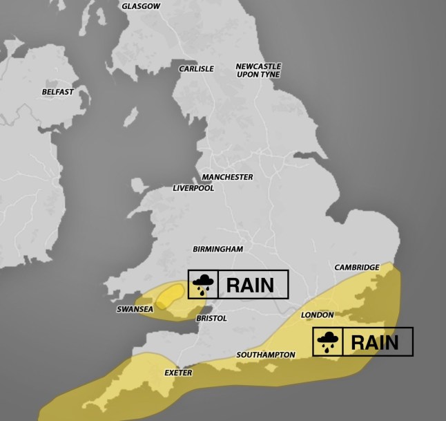 Weather warning - metro graphics