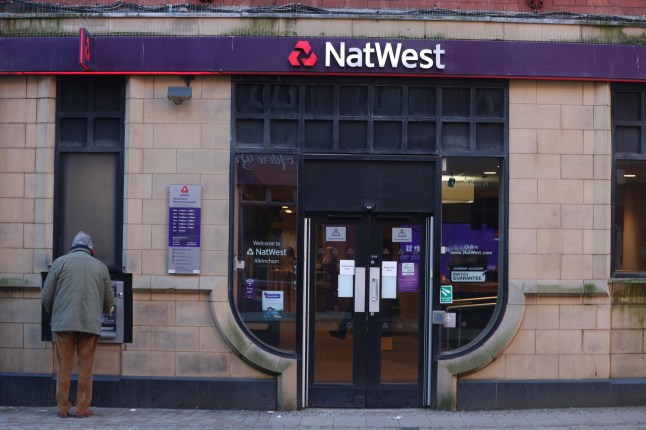 ALTRINCHAM, ENGLAND - FEBRUARY 06: A general view outside a Natwest branch on February 06, 2025 in Altrincham, United Kingdom. (Photo by Nathan Stirk/Getty Images)