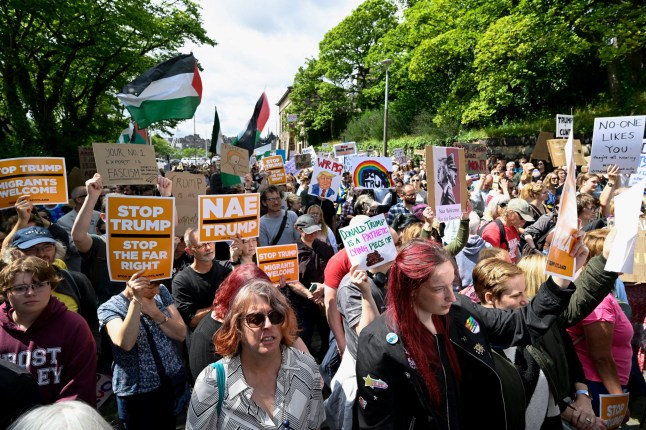 Map reveals where anti-Trump protests will take place in London today post thumbnail image