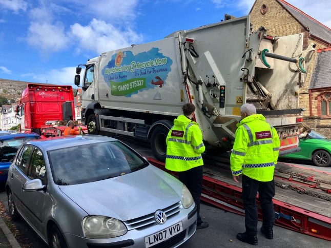 A woman has died following a road traffic collision in Llandudno today. The collision took place at around 9am on Brookes Street, just off Caroline Road. It involved a pedestrian and a recycling lorry, North Wales Police confirmed