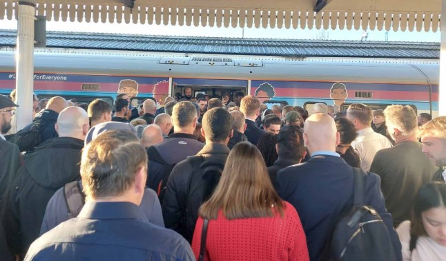 Clapham Junction station day two of RMT London Tube strike