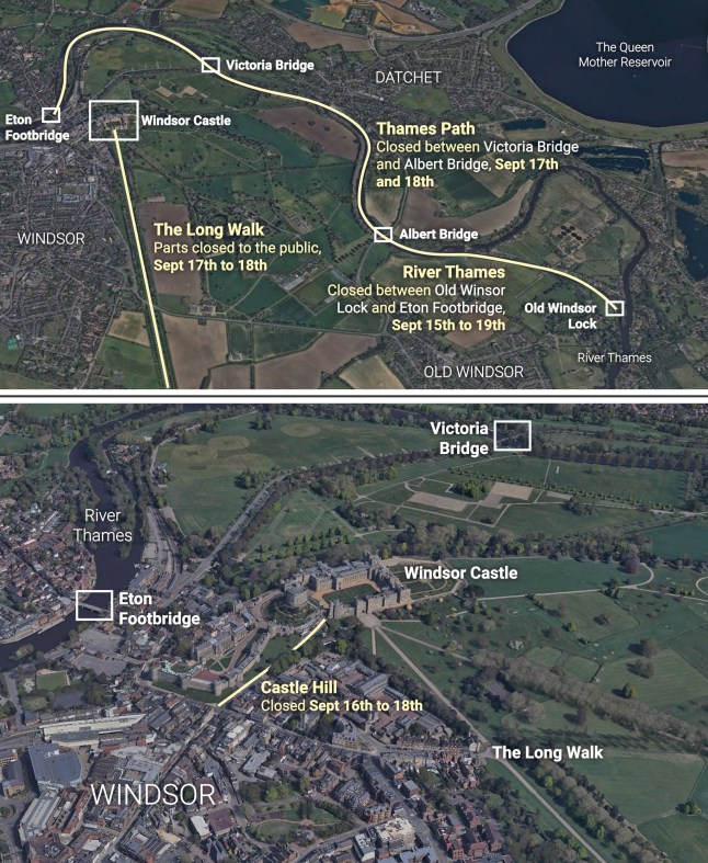 METRO GRAPHICS Planned Closures Trump State Visit