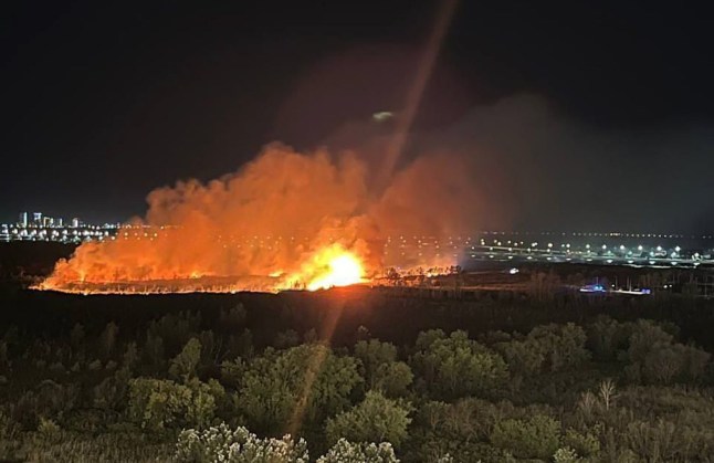 One of Russia???s largest oil refineries - Kirishi, in Leningrad region - was ablaze after a Ukrainian strike.