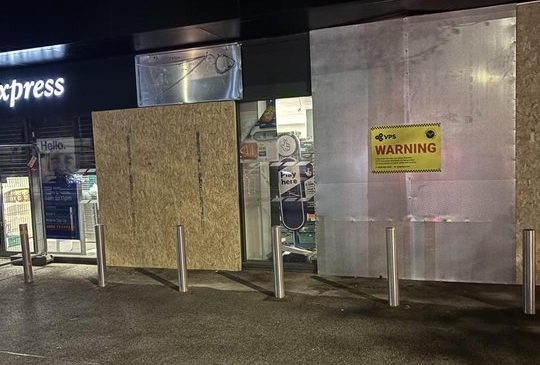 Why do cars keep driving into this Tesco?