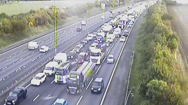 Part of the M25 is closed due to a collision.The motorway has been closed clockwise between junctions 3, Swanley, and 4, Orpington.Emergency Services including Kent Police are in attendance. National Highways Traffic Officers are also on scene assisting with traffic
