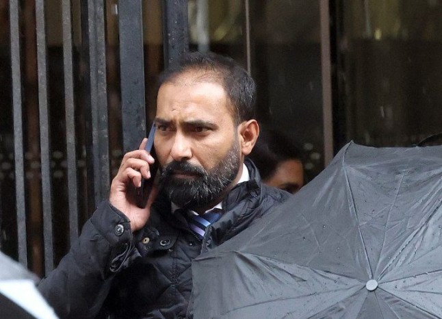 Suhail Anjum outside Saint James Building in Manchester for GMC hearing . 11 September 2025