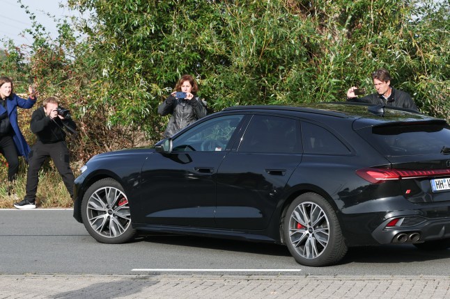 epa12384024 Christian B., a suspect in the case of British girl Maddie McCann (unseen), leaves by car after his release from a high-security prison in Sehnde, near Hanover, Germany, 17 September 2025. German prisoner Christian Brueckner, the main suspect in the Madeleine McCann case, is expected to be released no later than 17 September 2025 after serving a sentence for the rape of a 72-year-old woman in Portugal. EPA/FILIP SINGER